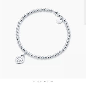 Tiffany Blue® Heart Tag Bead Bracelet
in Silver, 4 mm